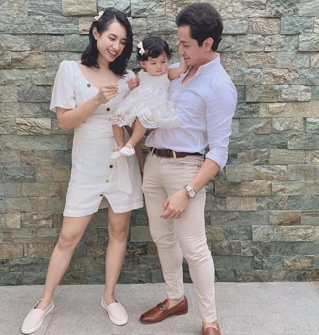 JC Santos' Daughter River Aletheia baptism