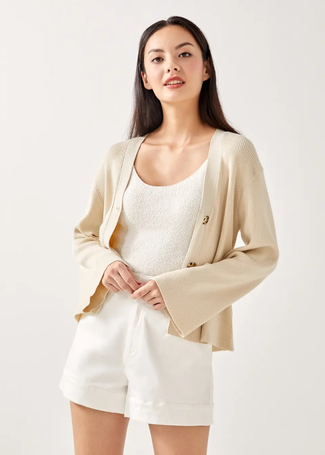 Love, Bonito Florisa Ribbed Cardigan