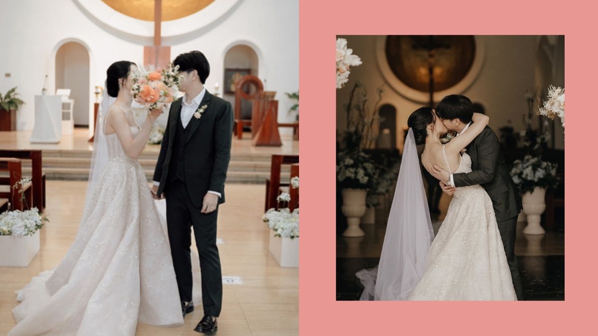 LOOK: Pinoy Couple Decides Not To Show Faces In Wedding Pics