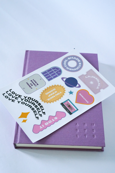 BTS-inspired planner by The Purple Press