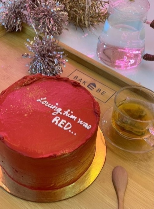 limited edition red cake
