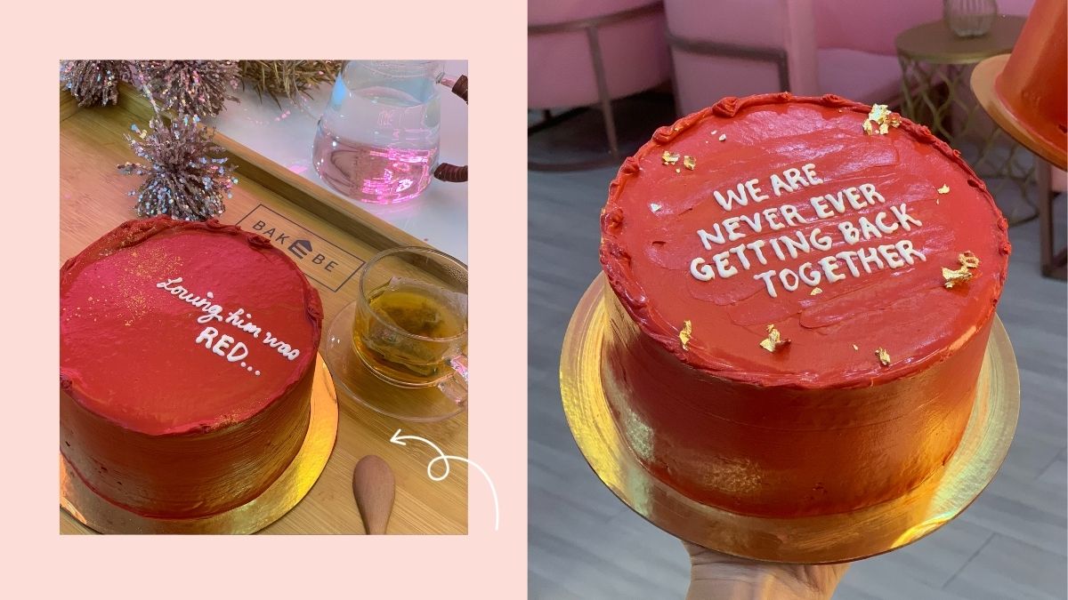 Check Out This Cake Inspired By Taylor Swift's 'Red' Album