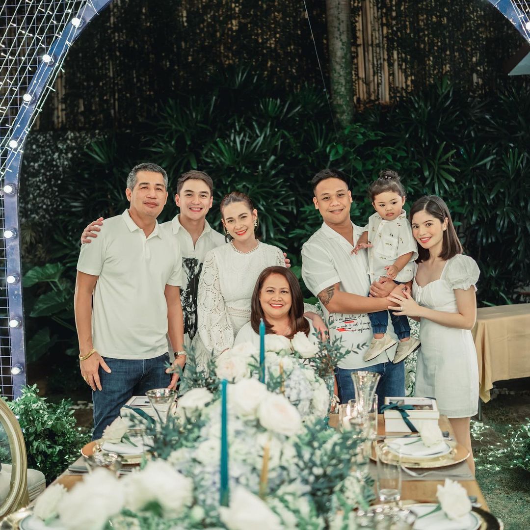 Bea Alonzo threw an all-white party for her mom.