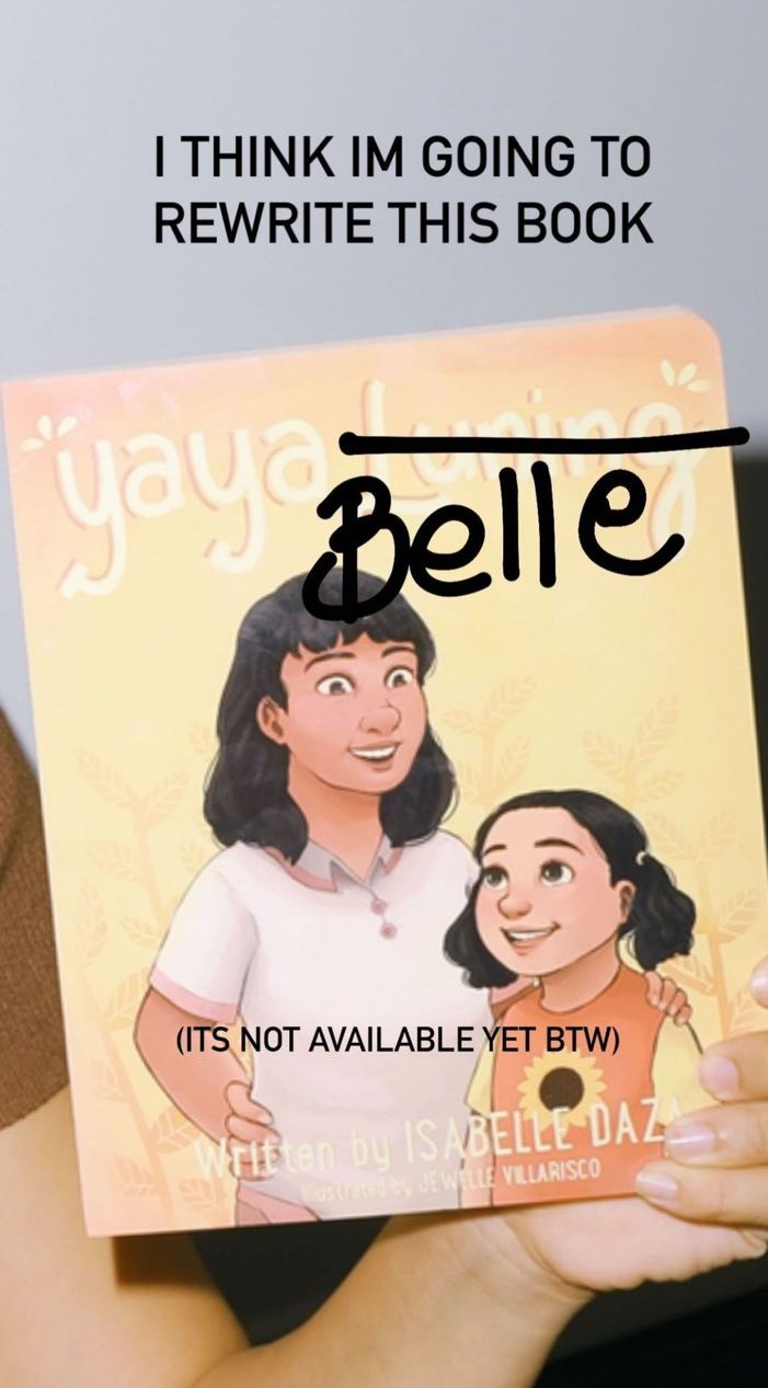 Isabelle replaces Yaya Luning with Yaya Belle