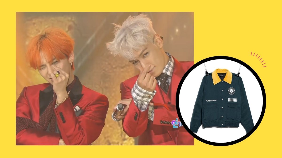 G-Dragon's New PEACEMINUSONE Bomber Jacket Is Inspired By T.O.P