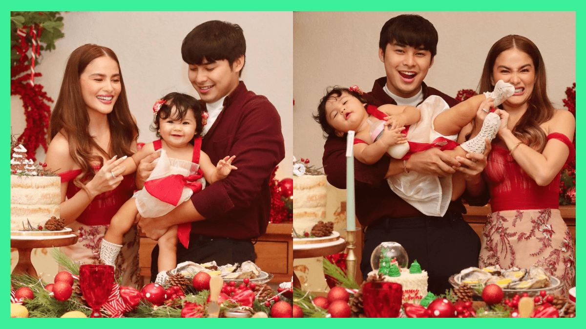 elisse joson and mccoy de leon celebrate first christmas with baby felize