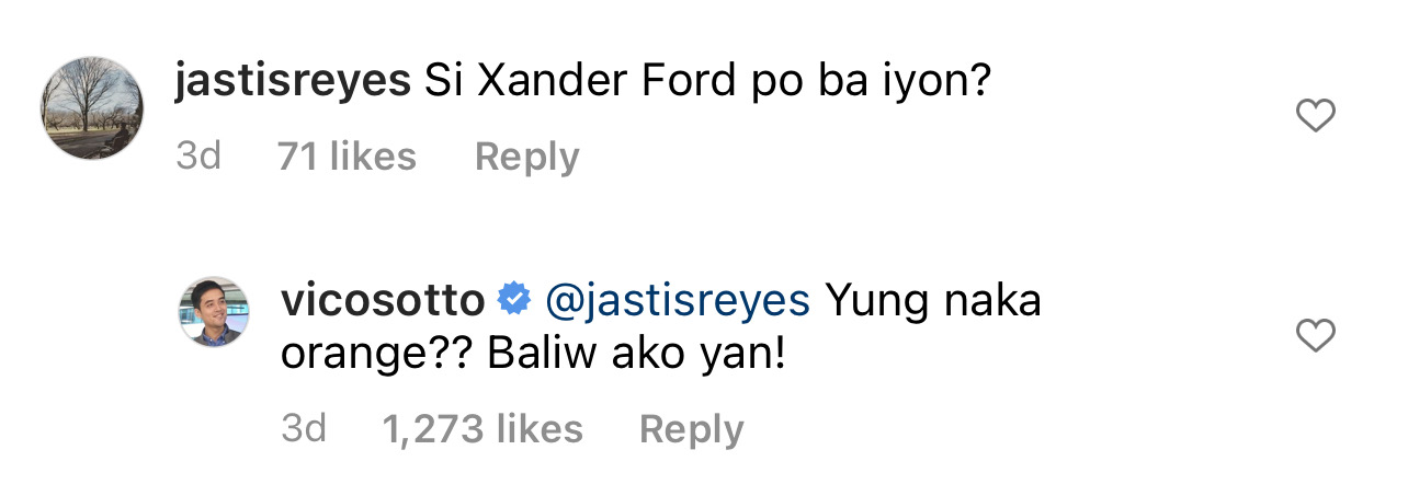 Mayor Vico Sotto answers comment