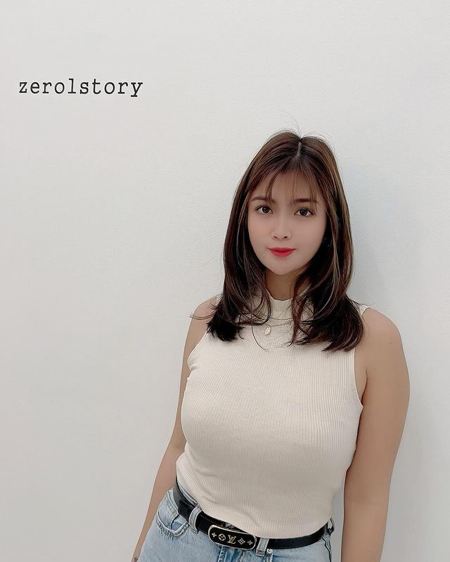 heaven peralejo's new short haircut with bangs