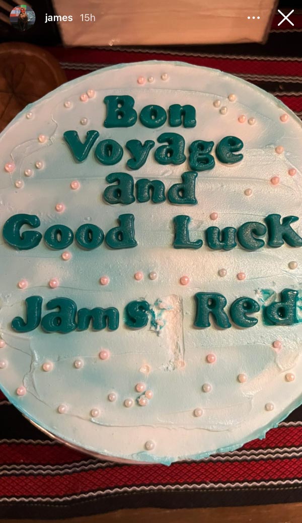 James Reid's cake
