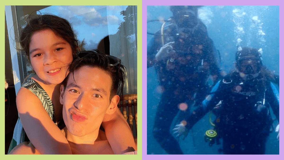 jake ejercito and ellie eigenmann go on scuba diving date