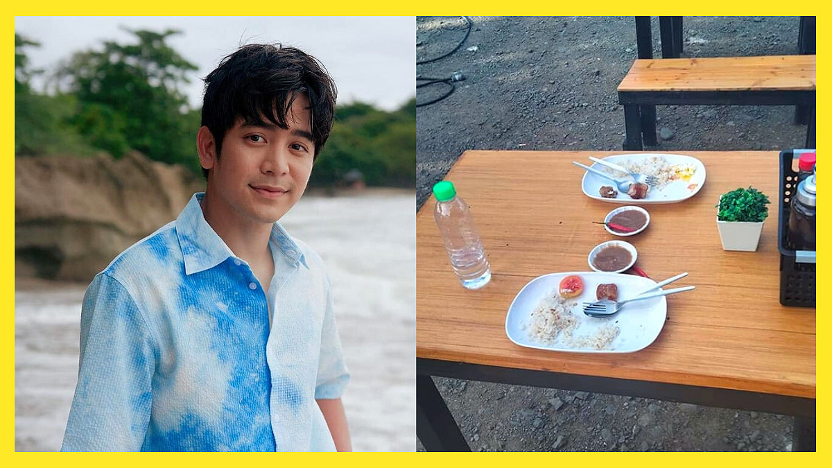 Joshua Garcia reacts to news his used utensils at a lugawan are being auctioned