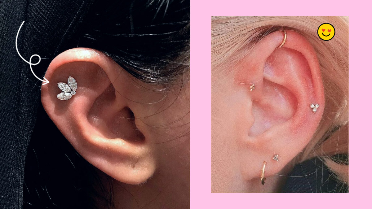 minimalist ear piercings