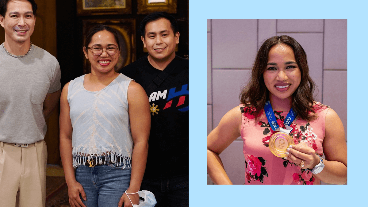 hidilyn diaz selects francis libiran to design her wedding gown