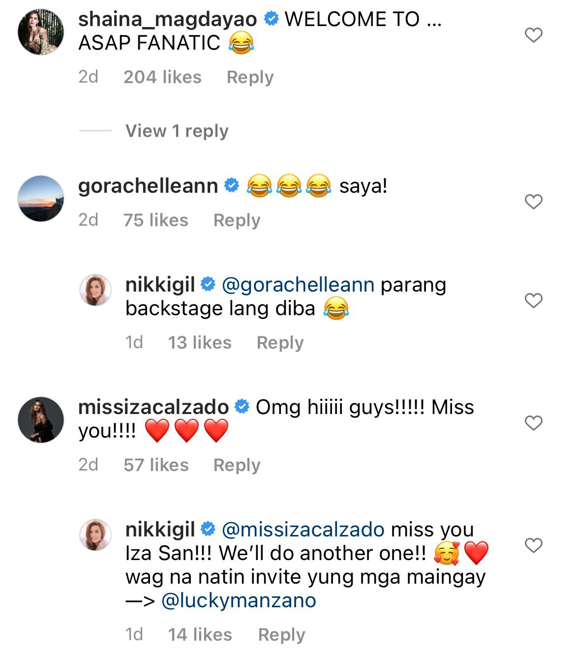 comment on Nikki Gil's post