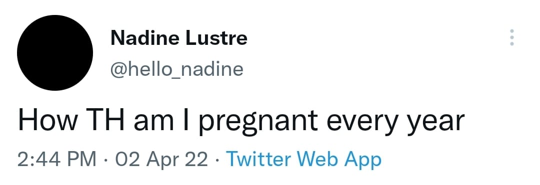 Nadine Lustre shuts down pregnancy rumors in tweet