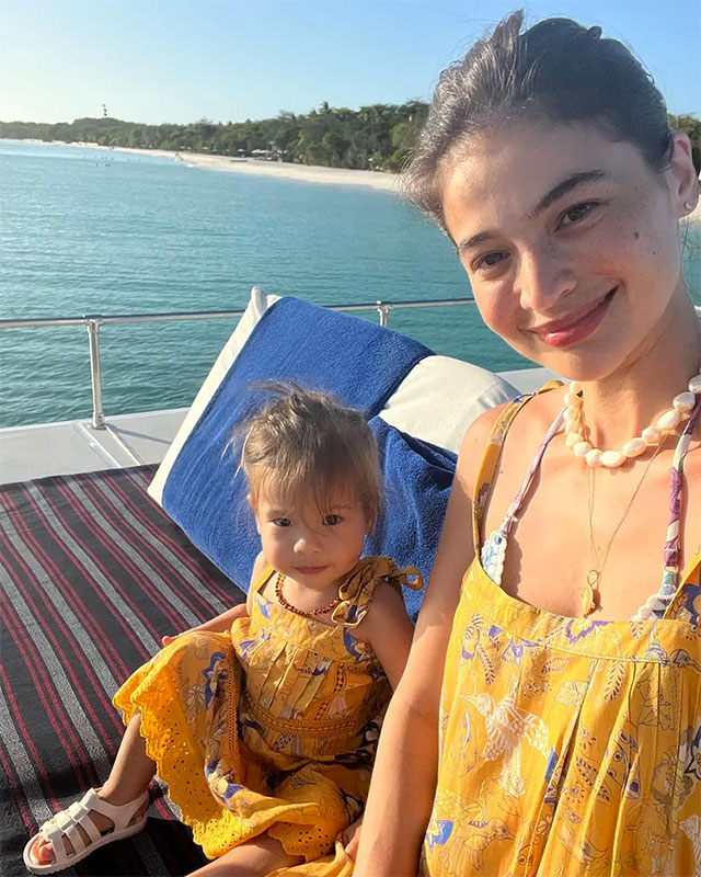 anne curtis and baby dahlia twinning moments 