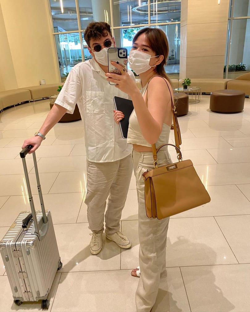 Bela Padilla and her boyfriend Norman Bay visit Manila