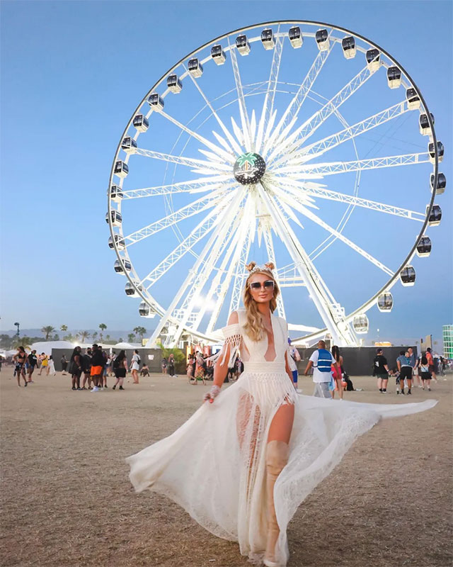 Paris Hilton in Coachella 2022