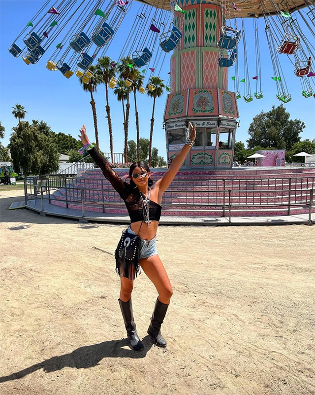 Chanel Iman in Coachella 2022