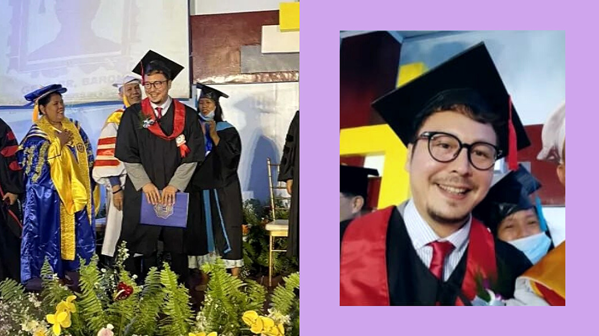 Baron Geisler graduates with a degree in theology