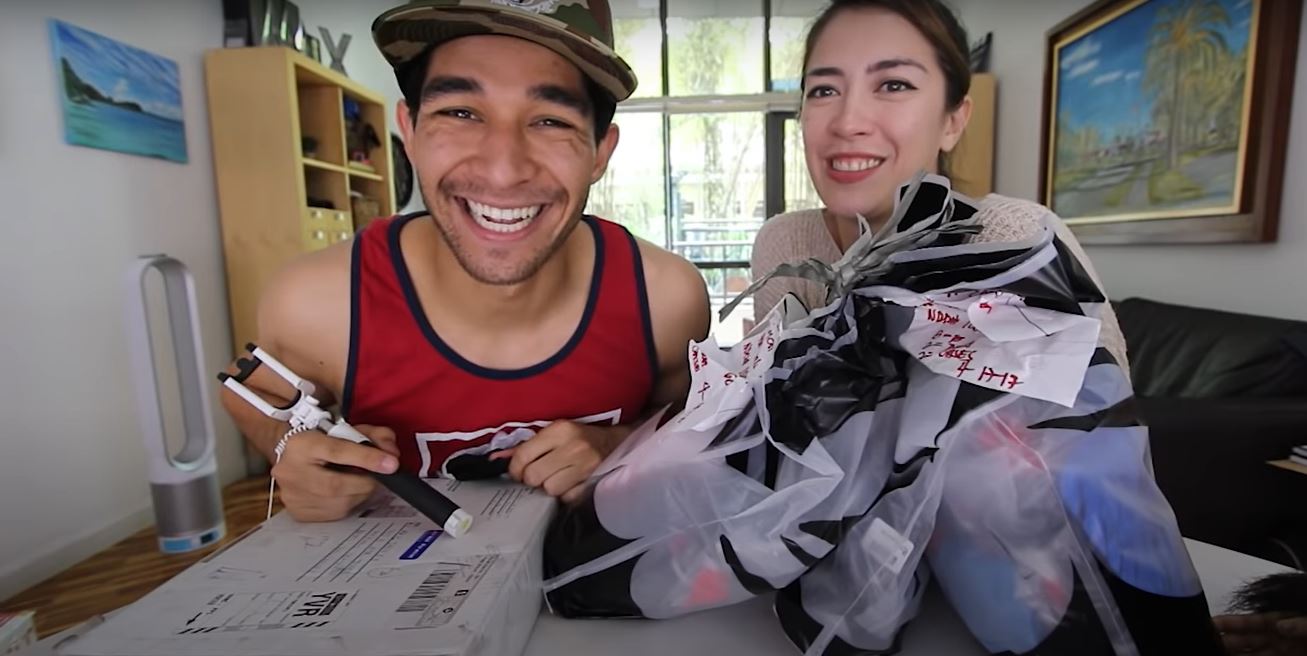 Wil Dasovich and Carla Humphries together in a vlog