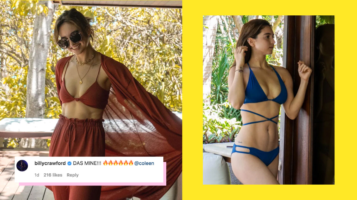 Billy Crawford Has The *Sweetest* Comments On Coleen Garcia's Bikini Pics
