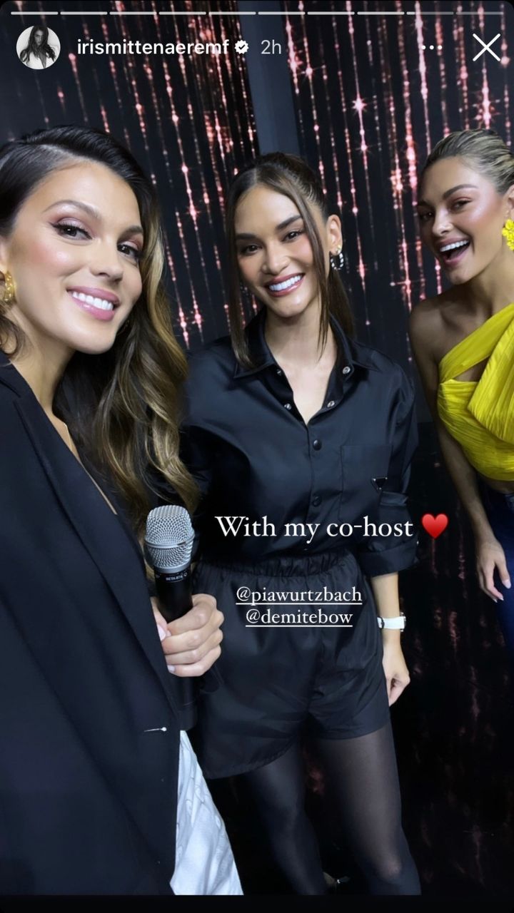 Iris Mittenaere, Pia Wurtzbach, Demi Tebow as co-hosts for Miss Universe Philippines 2022