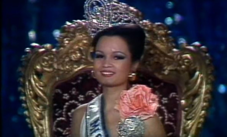Margie Moran crowned Miss Universe 1973