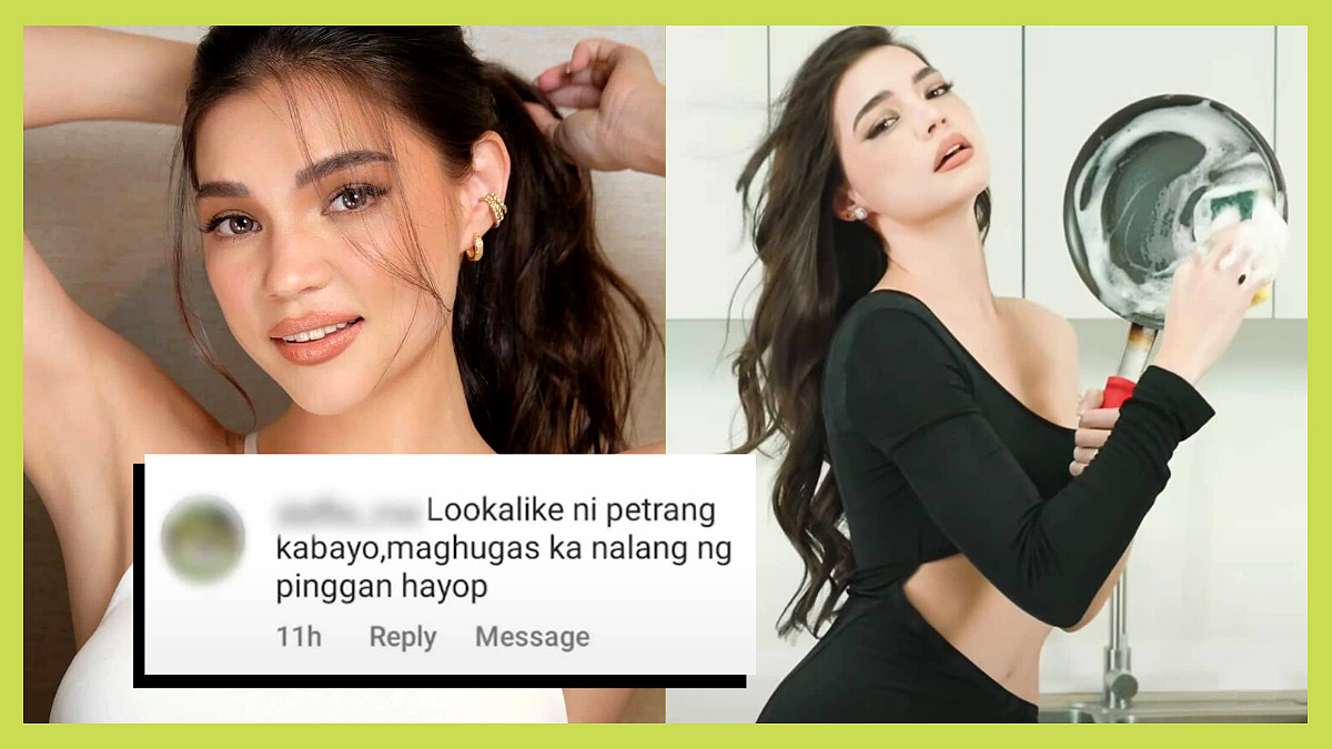 Rhian Ramos responds to basher who said she should just wash dishes
