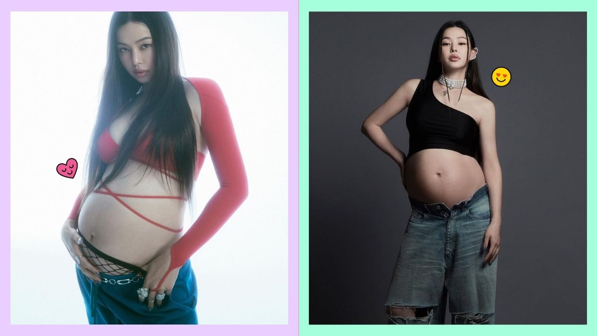 Honey Lee's Maternity Shoot For Vogue Korea