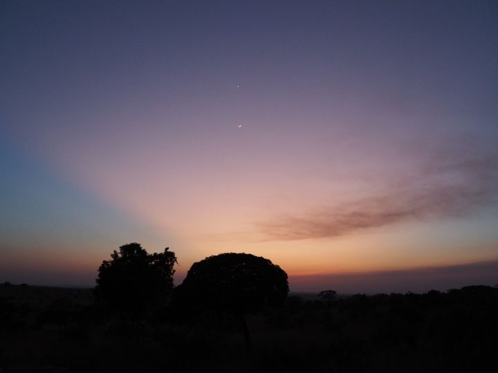 African safari, Tanzania, dusk, African sunset