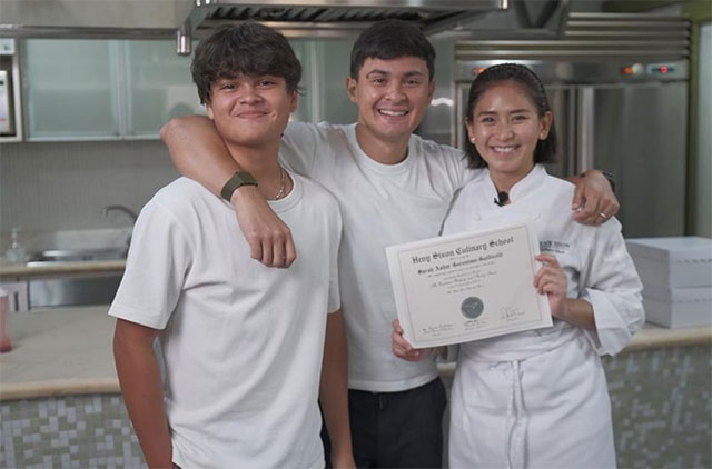 Sarah Geronimo Graduates From Baking School