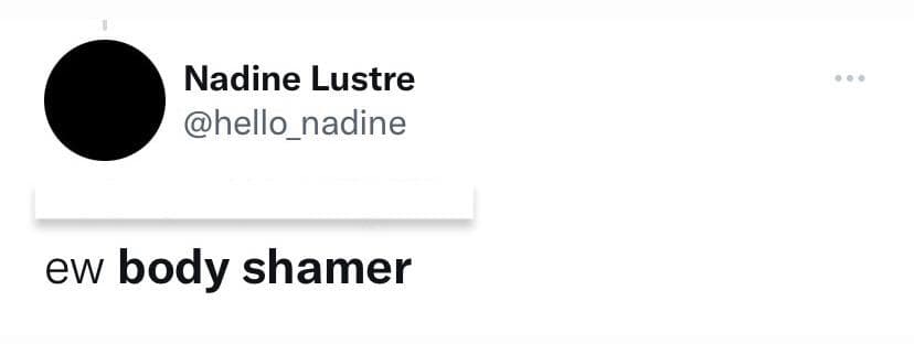 All the Times Nadine Lustre Had the Best Clapbacks Against Body-Shamers