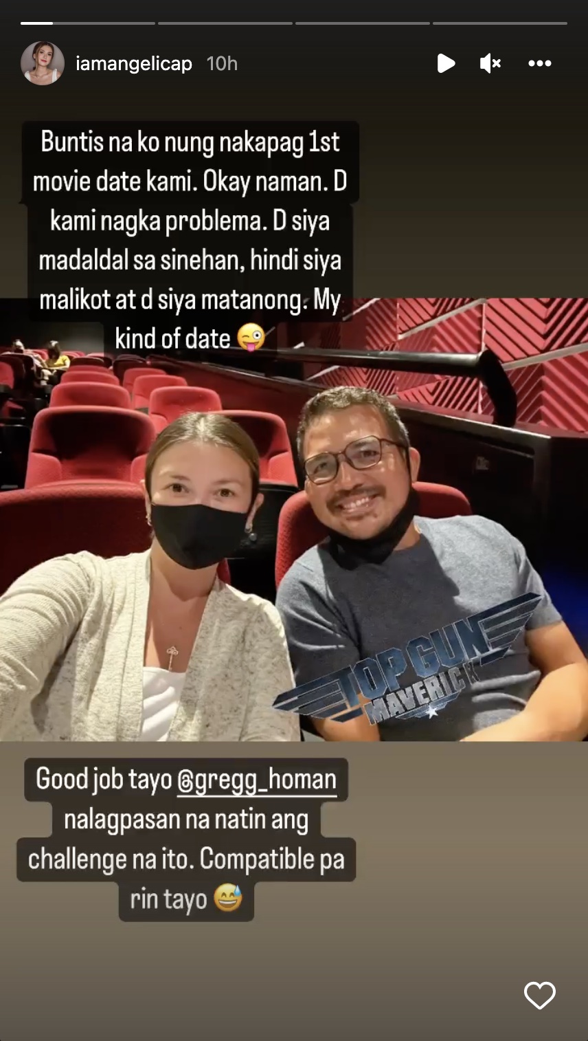 angelica panganiban first movie date with gregg homan