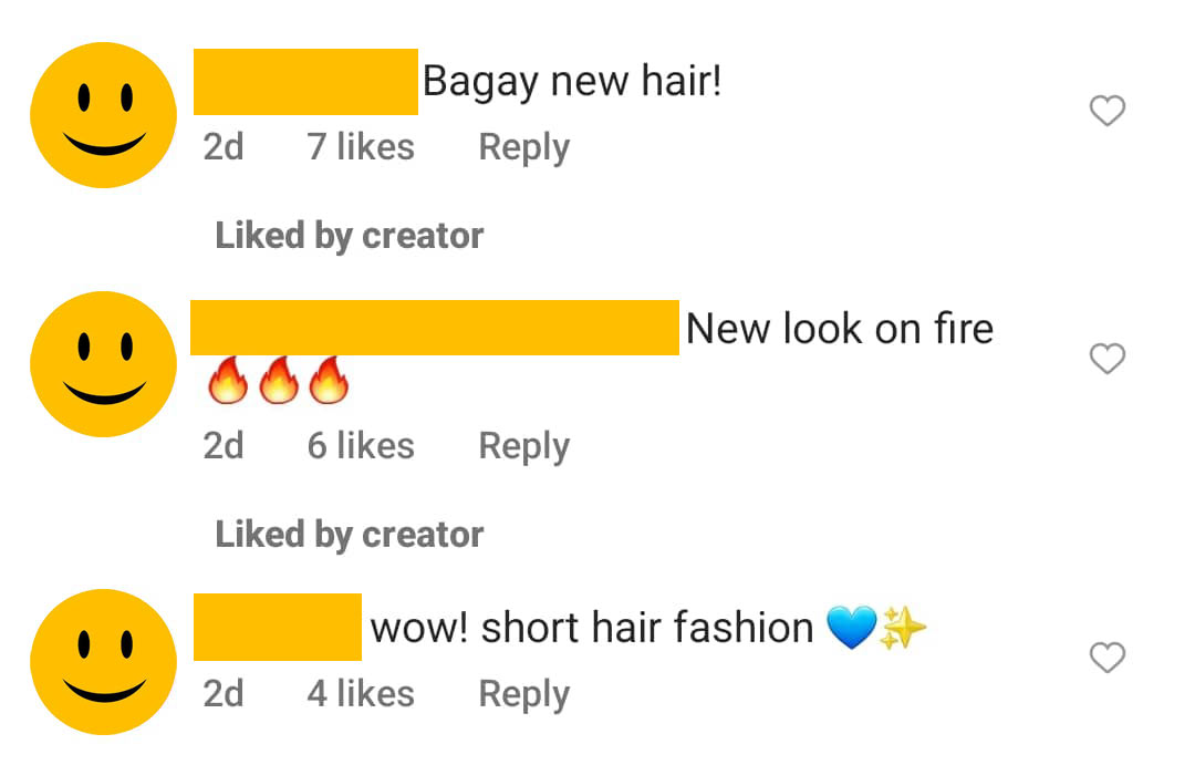 Netizens react to Heaven Peralejo's new short hair