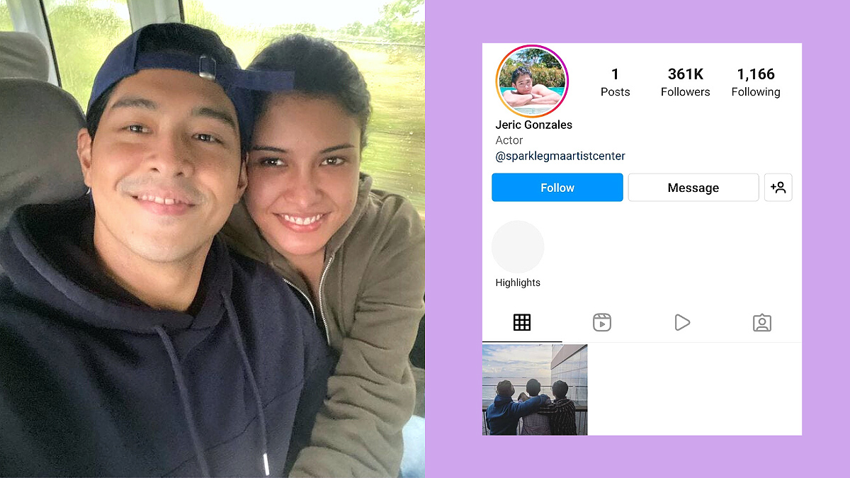 Jeric Gonzales wipes his Instagram amid breakup rumors with Rabiya Mateo