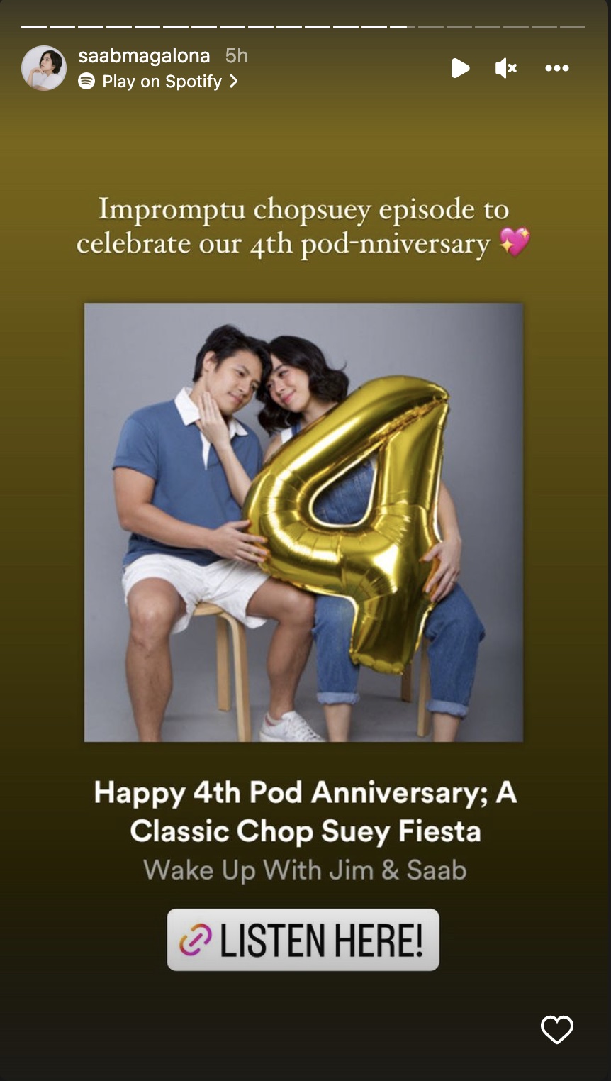 saab magalone and jim bacarro celebrate podcast's fourth anniversary