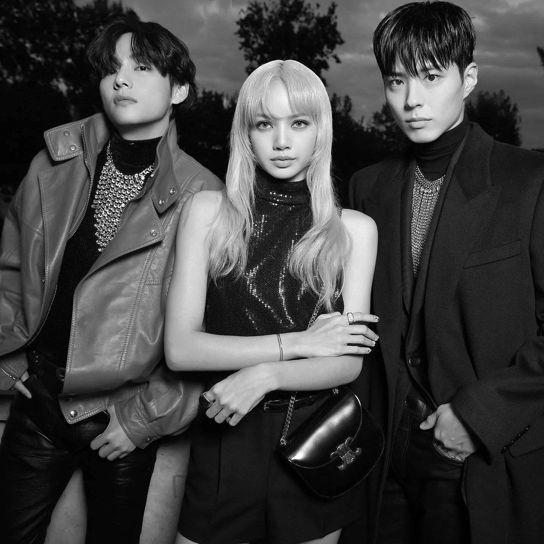 BTS's V, Park Bo Gum, And BLACKPINK's Lisa Are All Smiles As They Head To  France For Fashion Show