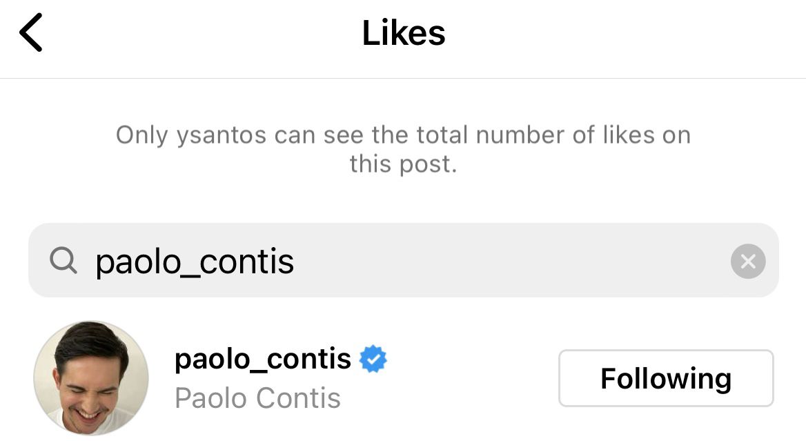 Paolo contis likes yen's photo