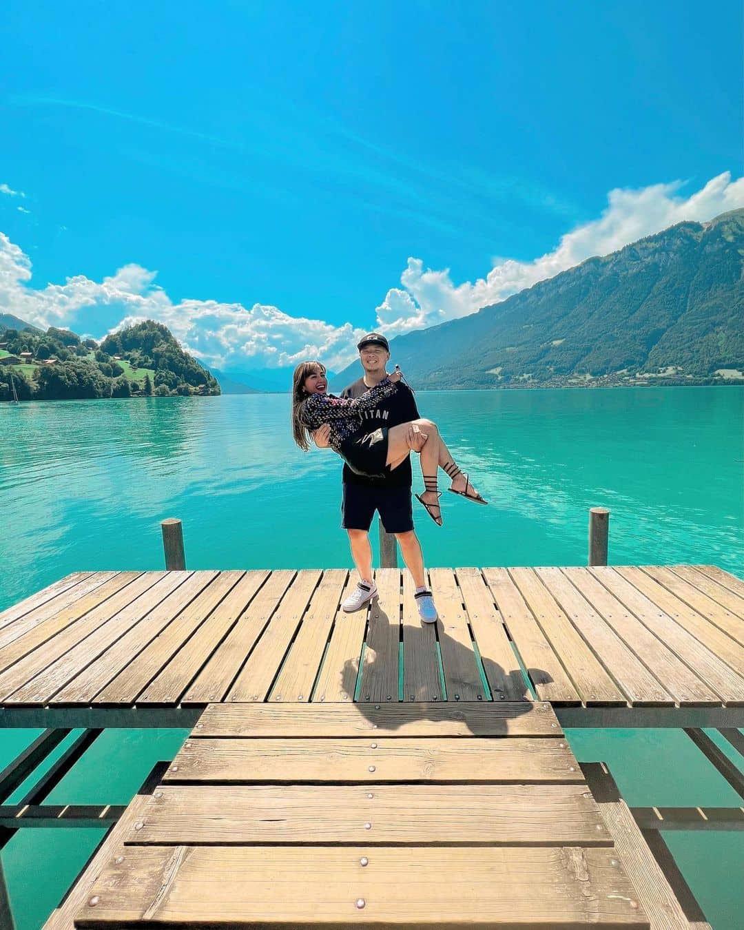Kris Bernal and Perry Choi visit piano scene location in Switzerland from Crash Landing On You