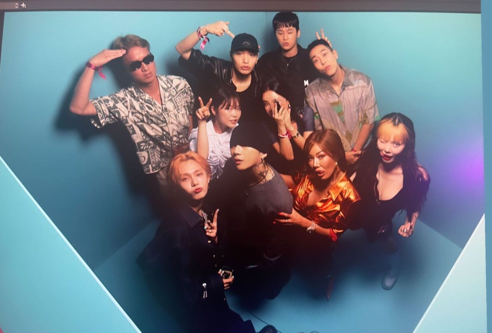 Jessi, Hyuna, DAWN, LOCO, and Simon Dominic At BTS' J-Hope's Listening Party