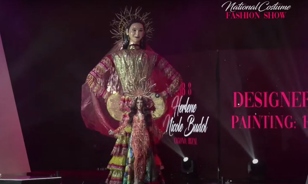 Herlene Budol of Angono, Rizal's higantes costume at the Bb. Pilipinas 2022 preliminary competition
