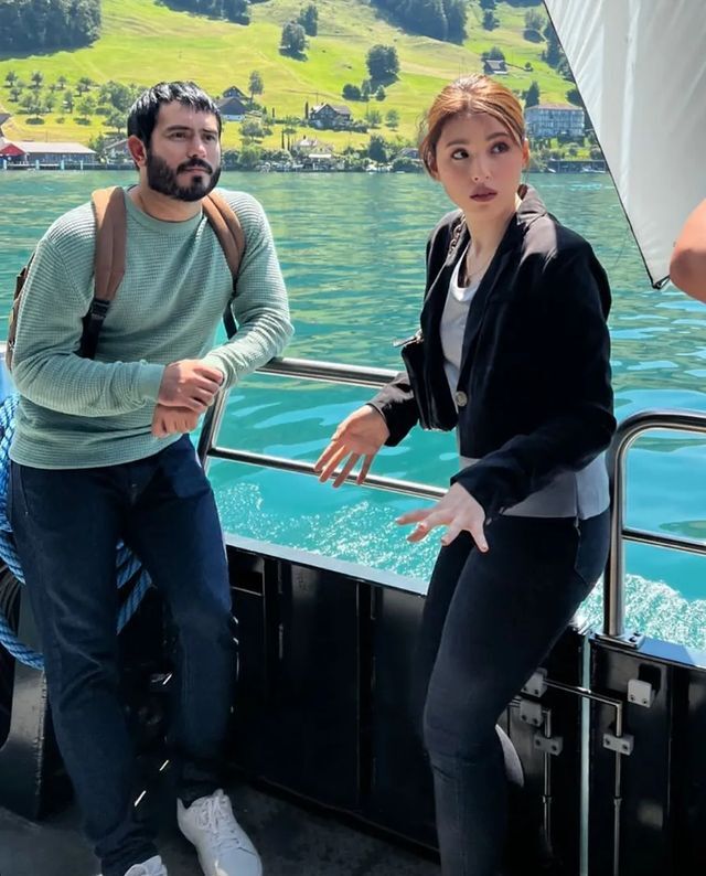 Kylie and Gerald on Switzerland