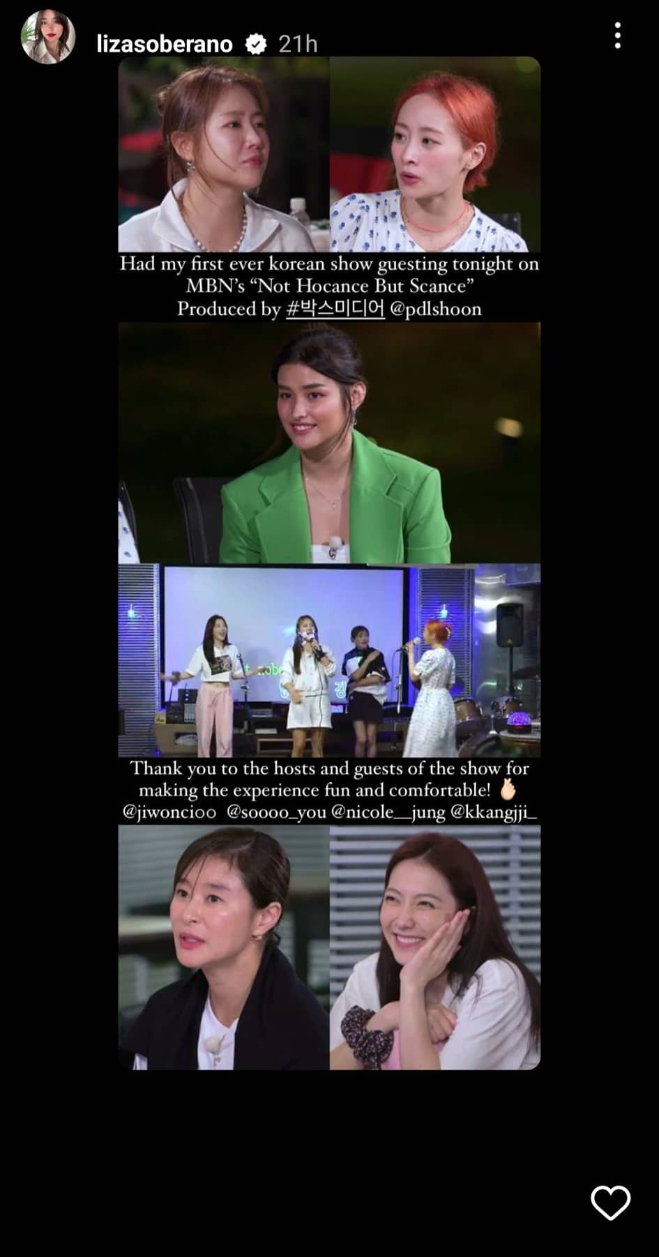 Liza Soberano guests on South Korean TV show Not Hocance But Scance