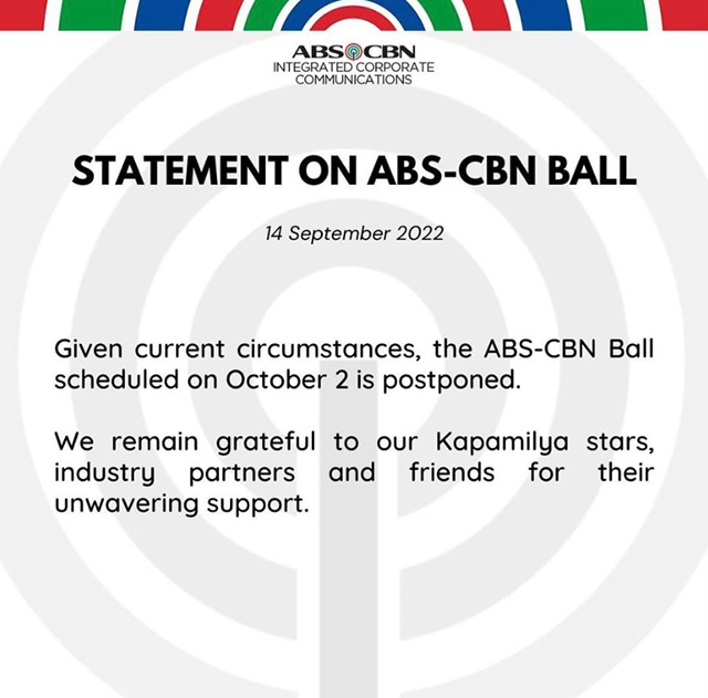 abs-cbn ball 2022 postponed