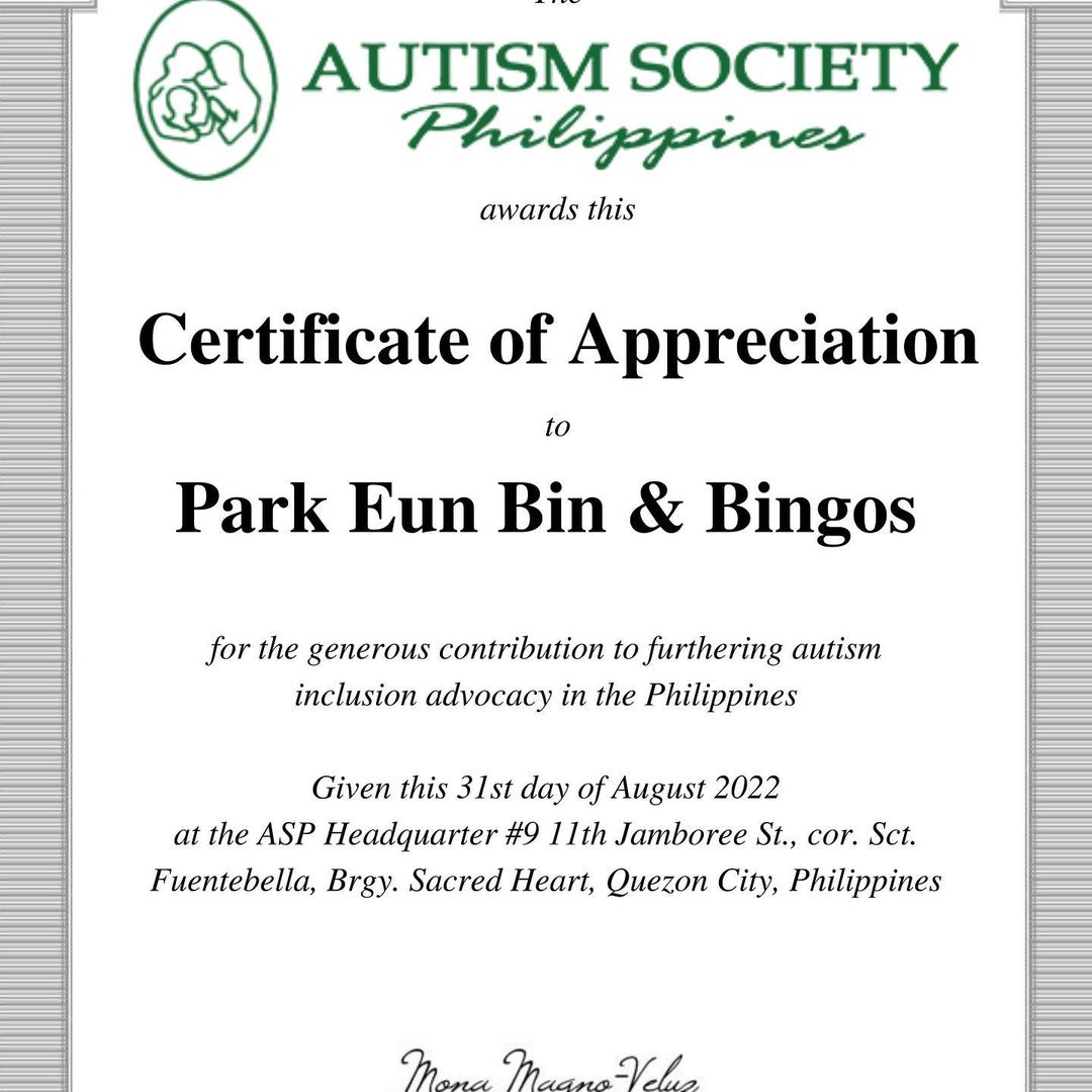 Park Eun Bin Philippines