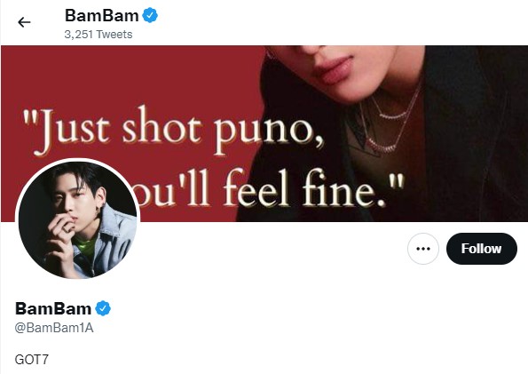 BamBam tweet