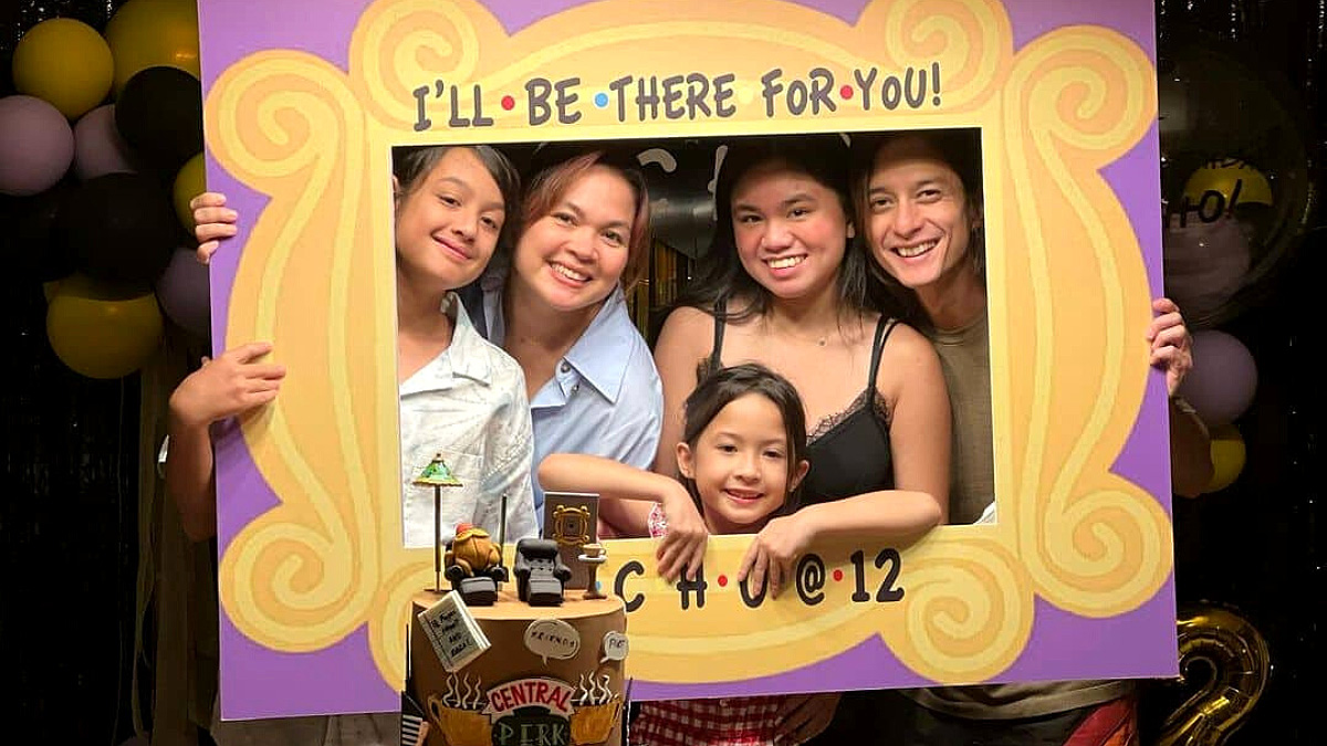 Judy Ann Santos' son, Lucho, has a Friends-themed party for his 12th birthday