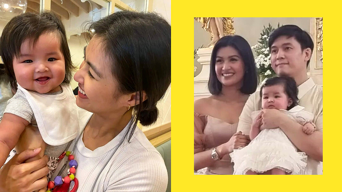 Winwyn Marquez has her daughter, Baby Luna, baptized