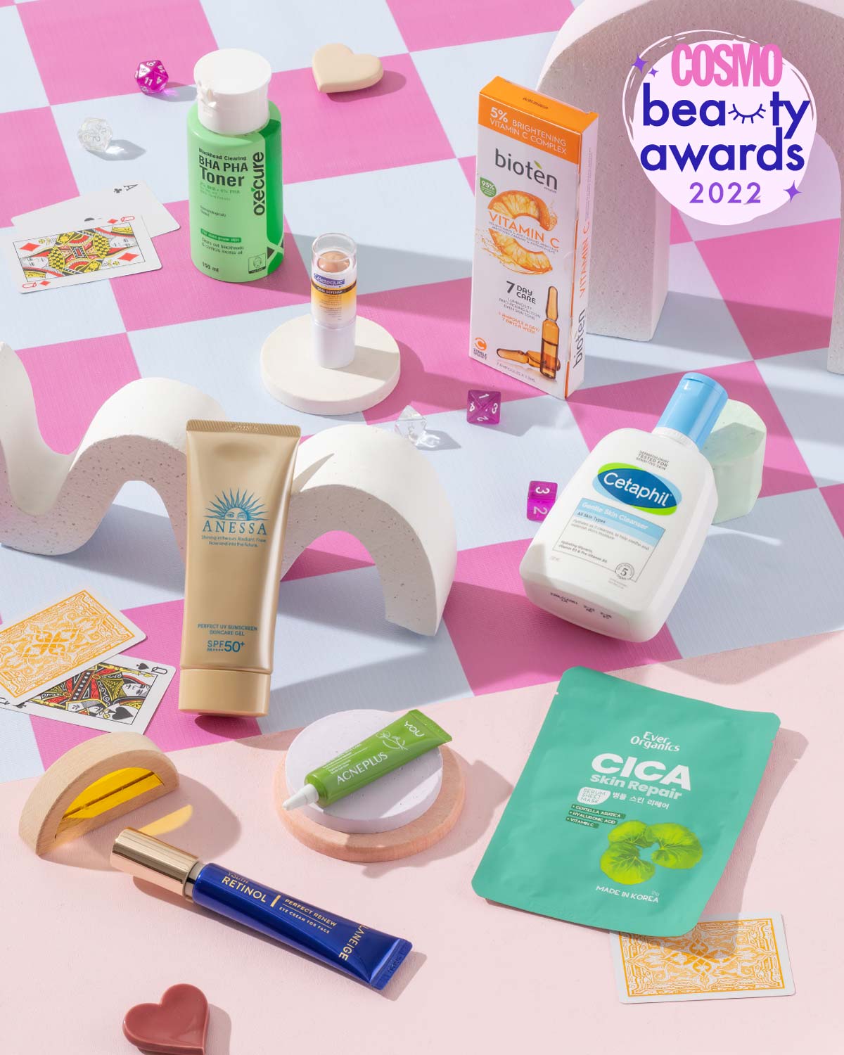 Cosmopolitan Beauty Awards 2022 Winners, skincare